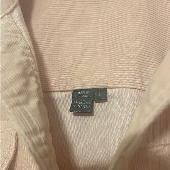 Ralph Lauren Light Pink Corduroy Jean Jacket - Picture 4 of 8